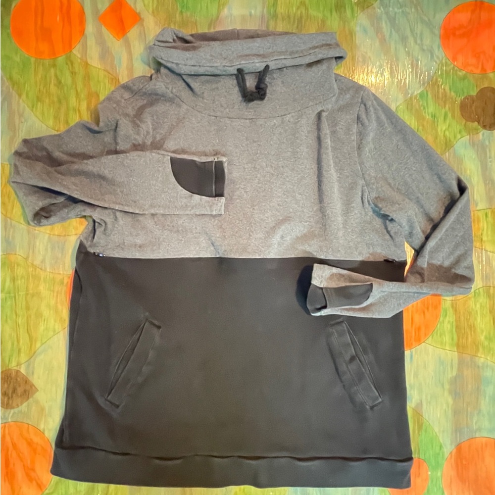 Nursing Queen Gray and Black Hoodie